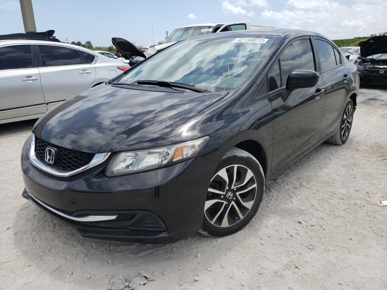 Photo 2 from auction – 2014 HONDA CIVIC EX with VIN 19XFB2F88EE046512
