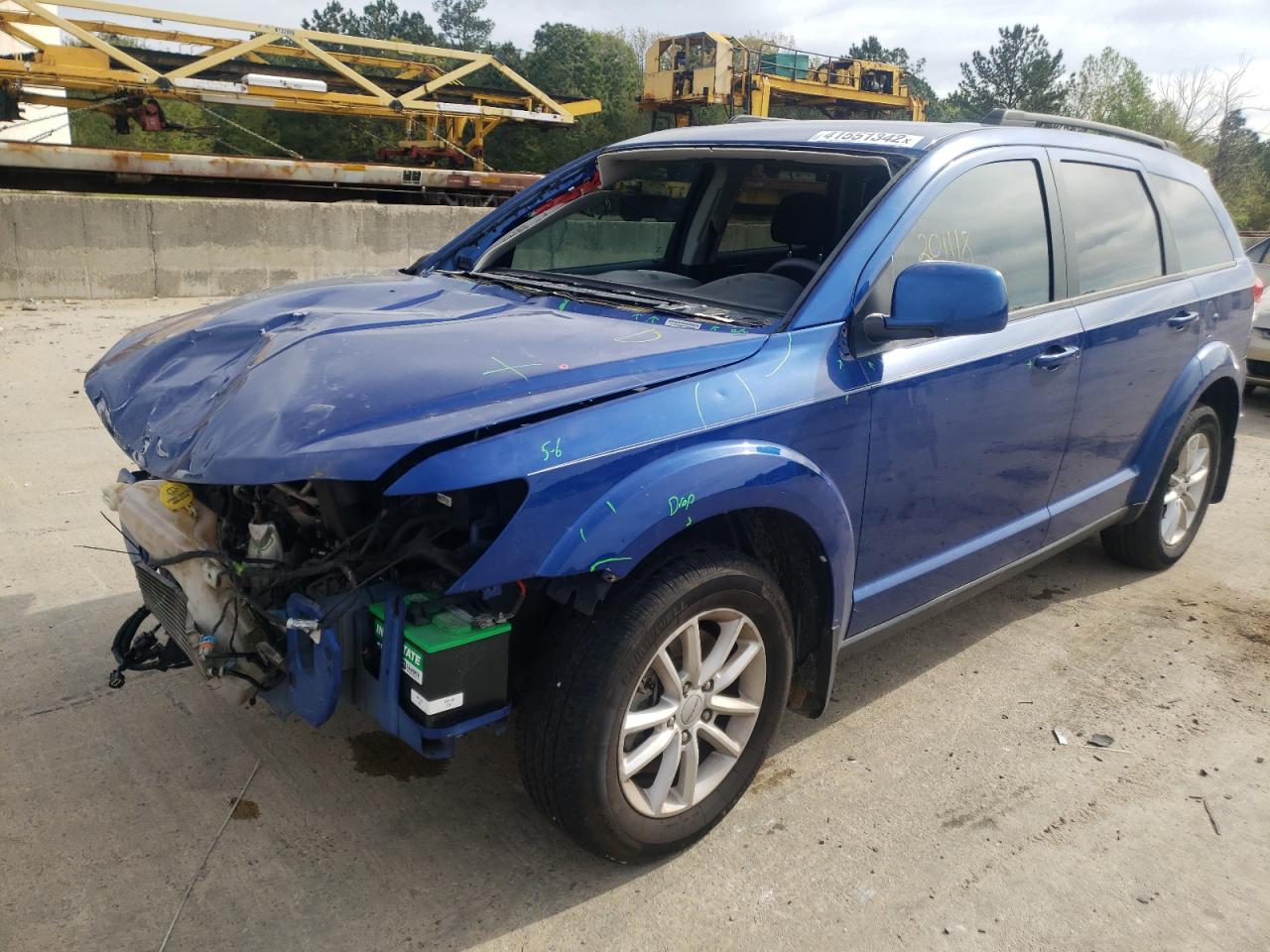 Photo 2 from auction – 2015 DODGE JOURNEY SX with VIN 3C4PDCBG2FT665637