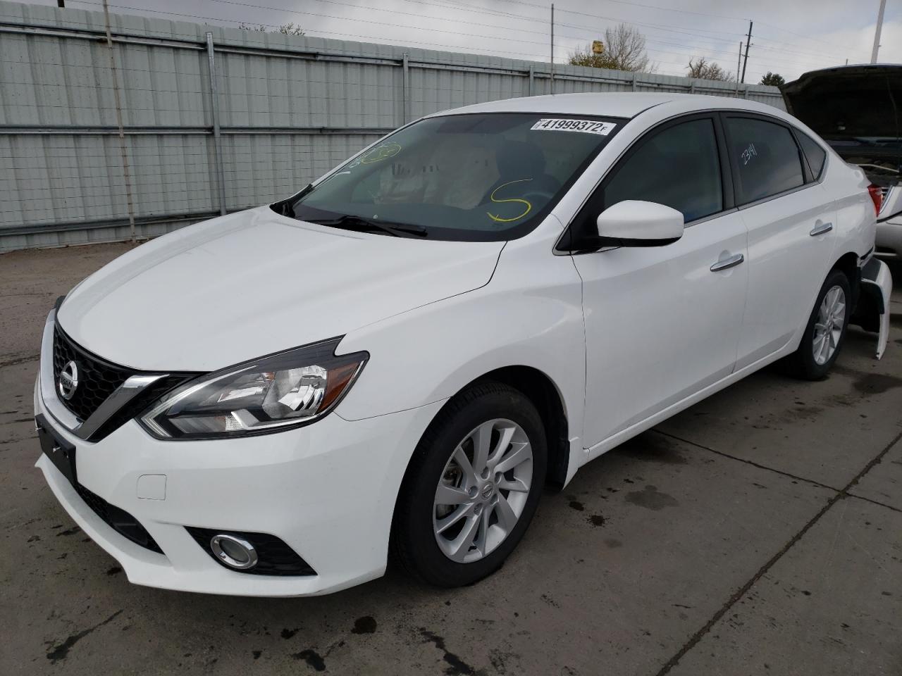 Photo 2 from auction – 2019 NISSAN SENTRA S with VIN 3N1AB7AP1KY203204