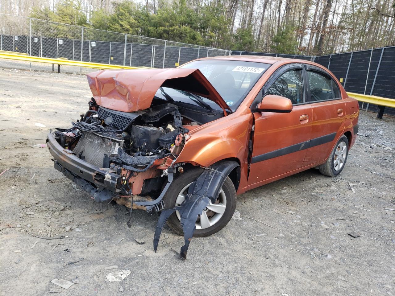 Photo 2 from auction – 2009 KIA RIO BASE with VIN KNADE223796466263