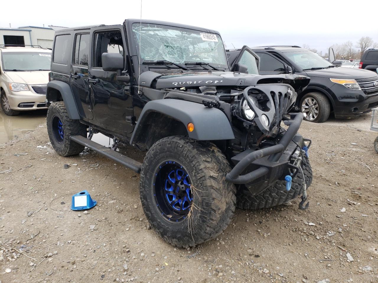 JEEP WRANGLER U 2014 with VIN 1C4HJWFG0EL160179 - Photo from auction