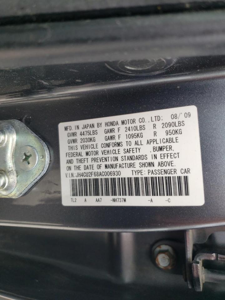 Photo 10 from auction – 2010 ACURA TSX with VIN JH4CU2F68AC006930