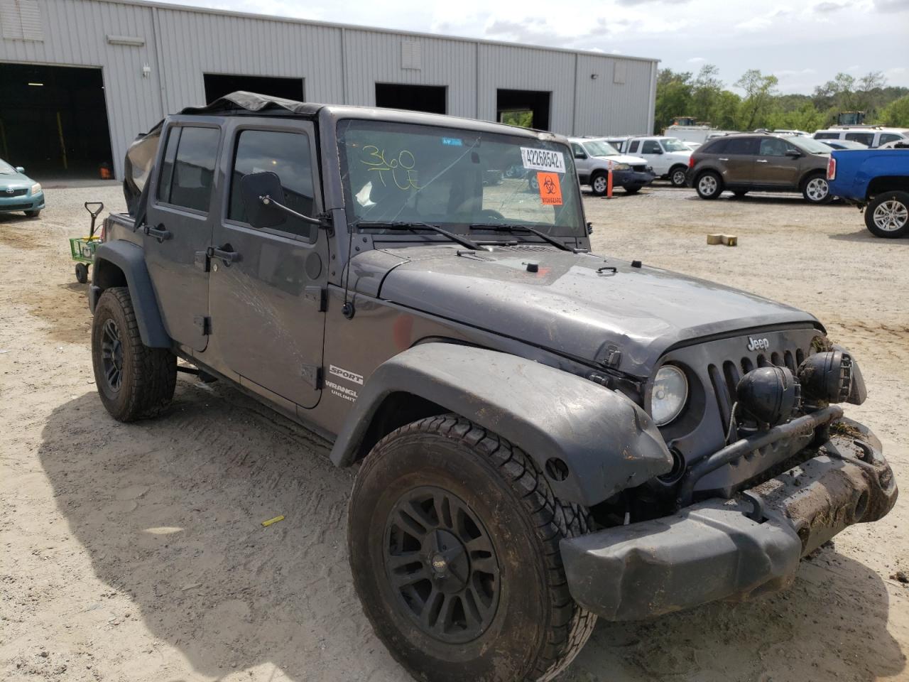 Photo 1 from auction – 2014 JEEP WRANGLER U with VIN 1C4BJWDG3EL223140