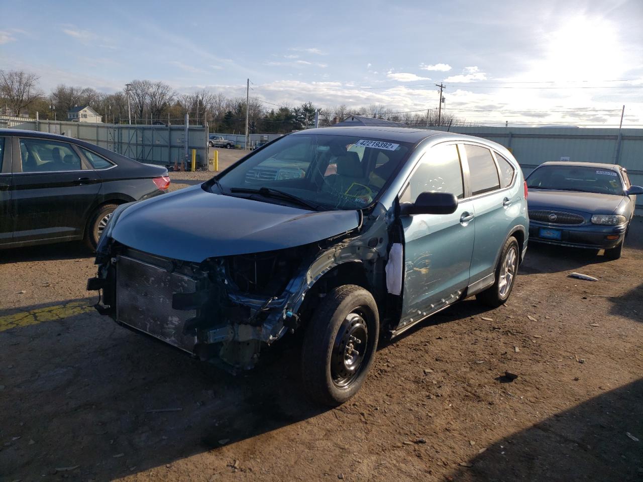 Photo 2 from auction – 2015 HONDA CR-V EXL with VIN 2HKRM3H73FH543420