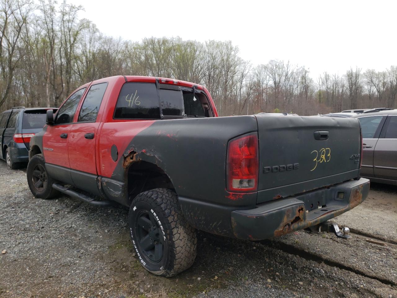 Photo 3 from auction – 2003 DODGE RAM 1500 S with VIN 1D7HU18D33S317273
