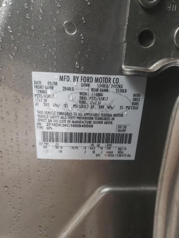 Photo 10 from auction – 2008 FORD EDGE SE with VIN 2FMDK36C18BB49568