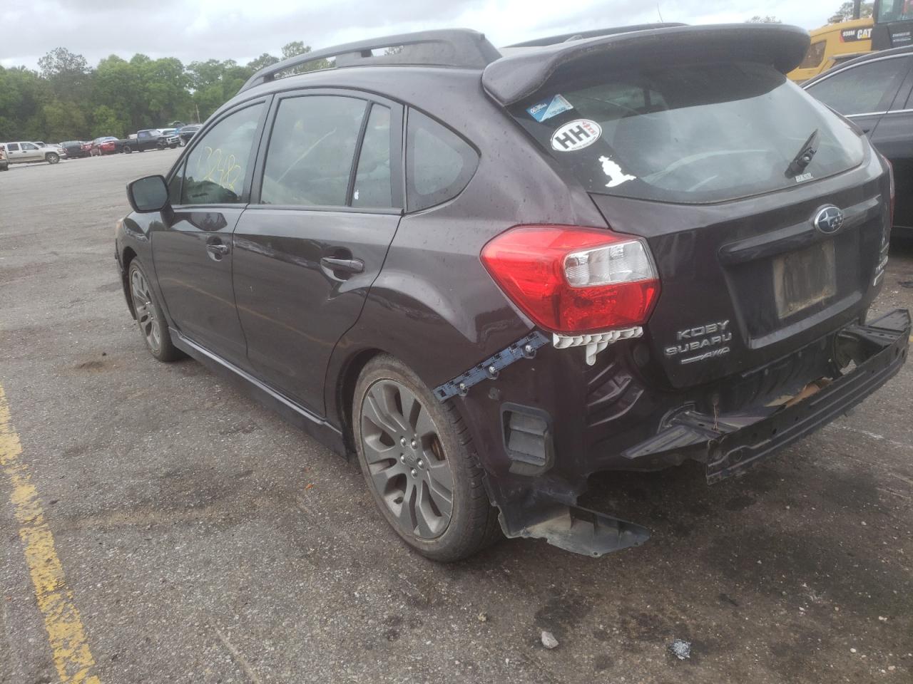 Photo 3 from auction – 2013 SUBARU IMPREZA SP with VIN JF1GPAL67D1881110
