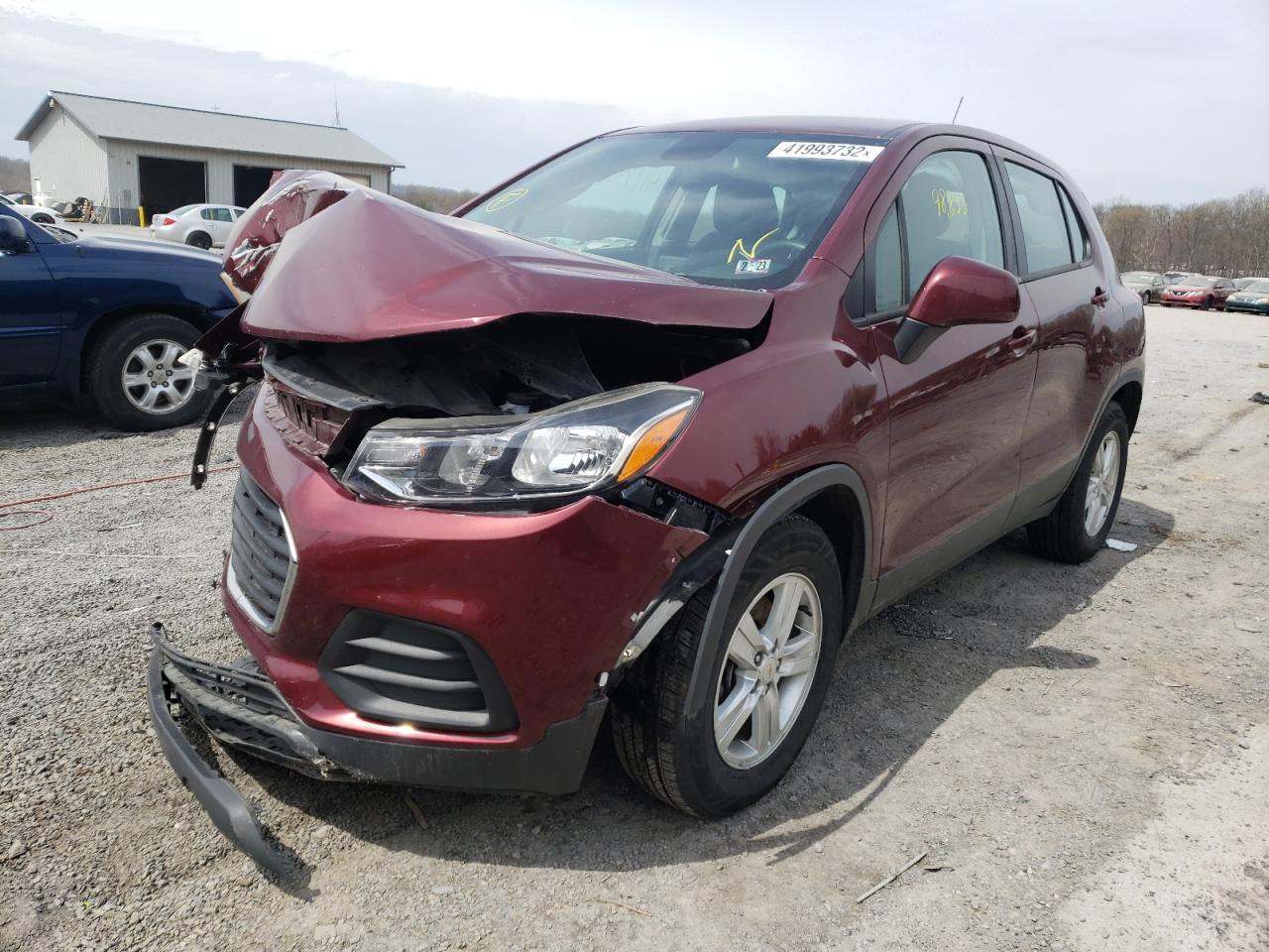 Photo 2 from auction – 2017 CHEVROLET TRAX LS with VIN 3GNCJNSB2HL156942