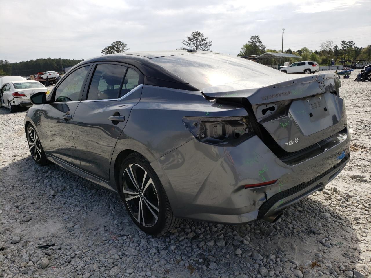 Photo 3 from auction – 2020 NISSAN SENTRA SR with VIN 3N1AB8DVXLY264911