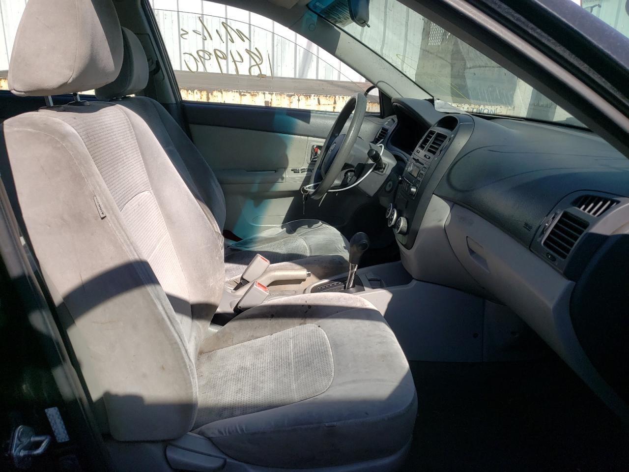 Photo 5 from auction – 2009 KIA SPECTRA EX with VIN KNAFE222095657061