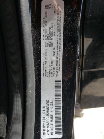 Photo 10 from auction – 2021 RAM 1500 LARAM with VIN 1C6SRFJT5MN594952
