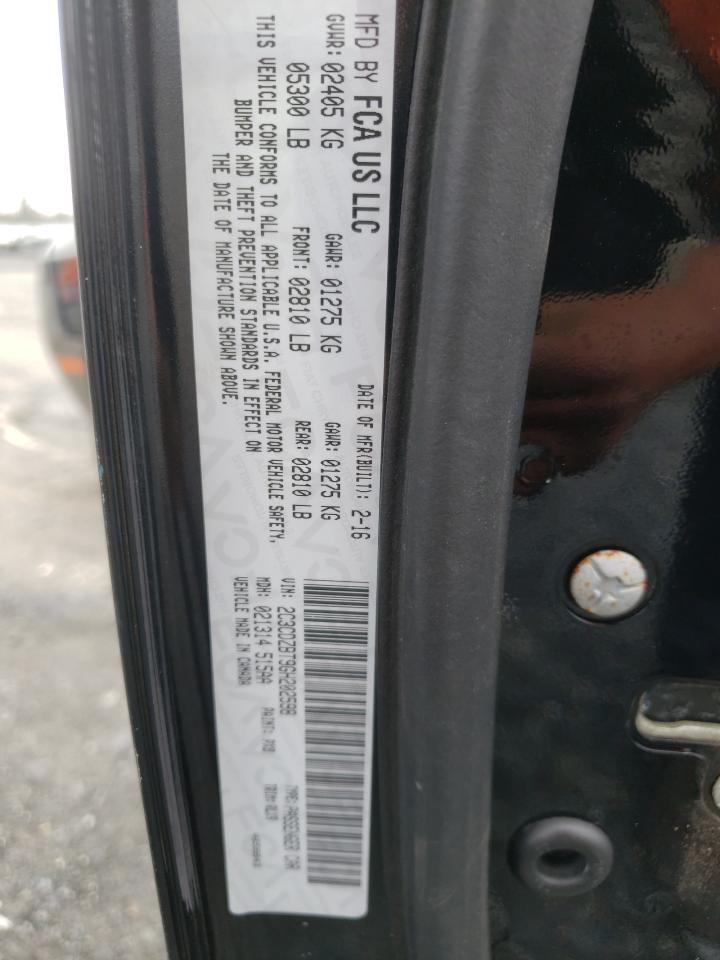 Photo 10 from auction – 2016 DODGE CHALLENGER with VIN 2C3CDZBT9GH202598