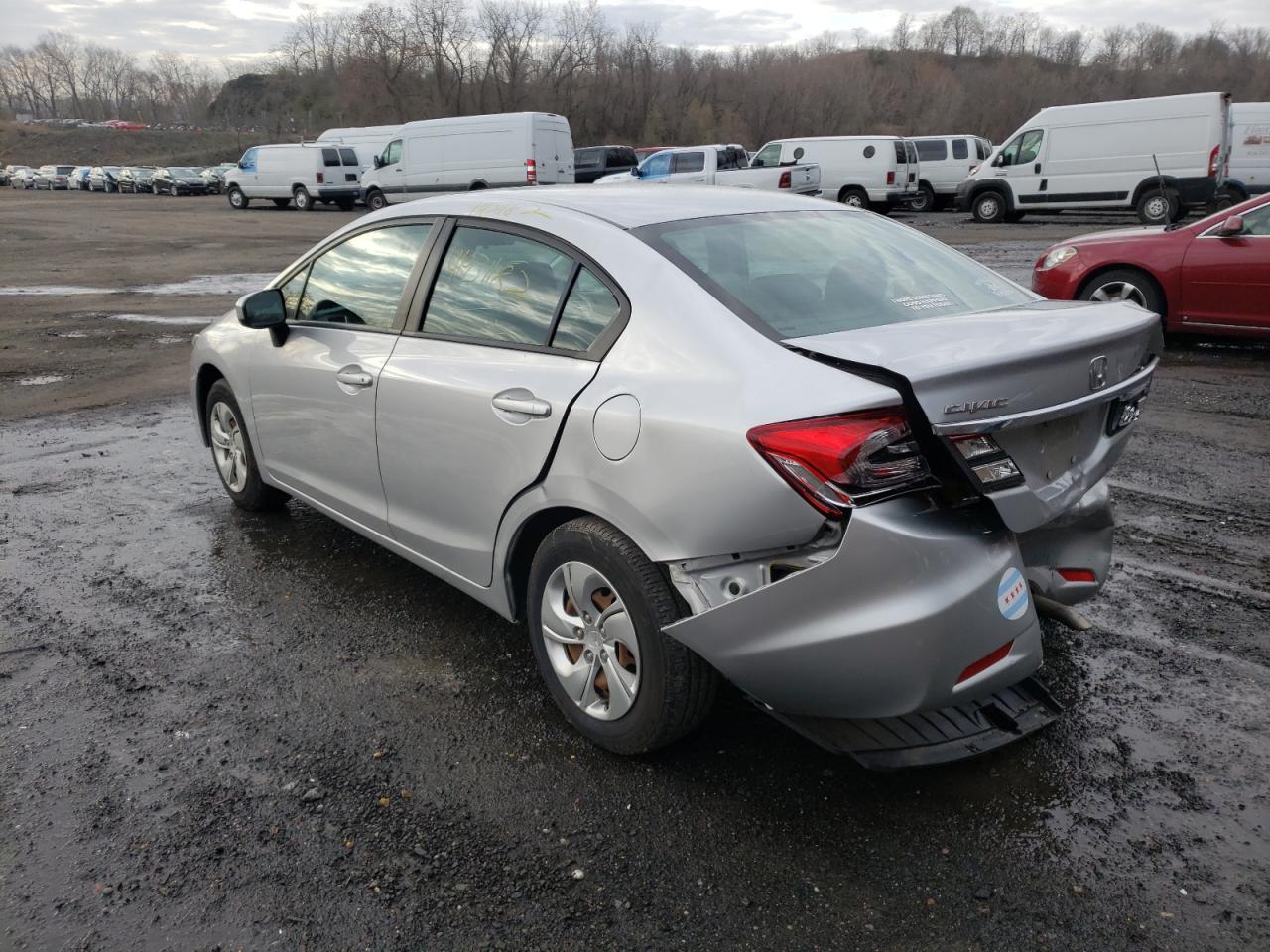 Photo 3 from auction – 2015 HONDA CIVIC LX with VIN 19XFB2F51FE236384