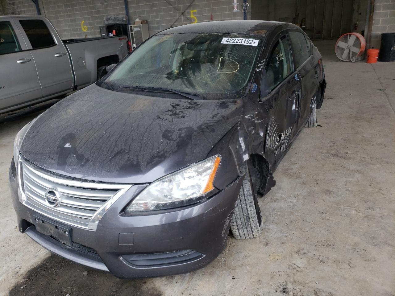 Photo 2 from auction – 2014 NISSAN SENTRA S with VIN 3N1AB7AP3EY286087