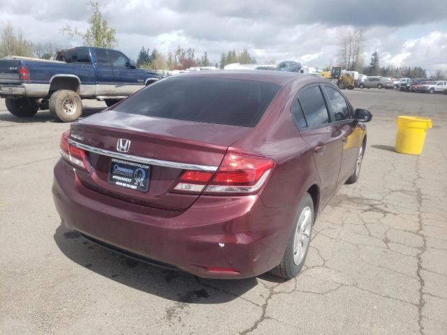 Photo 4 from auction – 2015 HONDA CIVIC LX with VIN 19XFB2F50FE263611