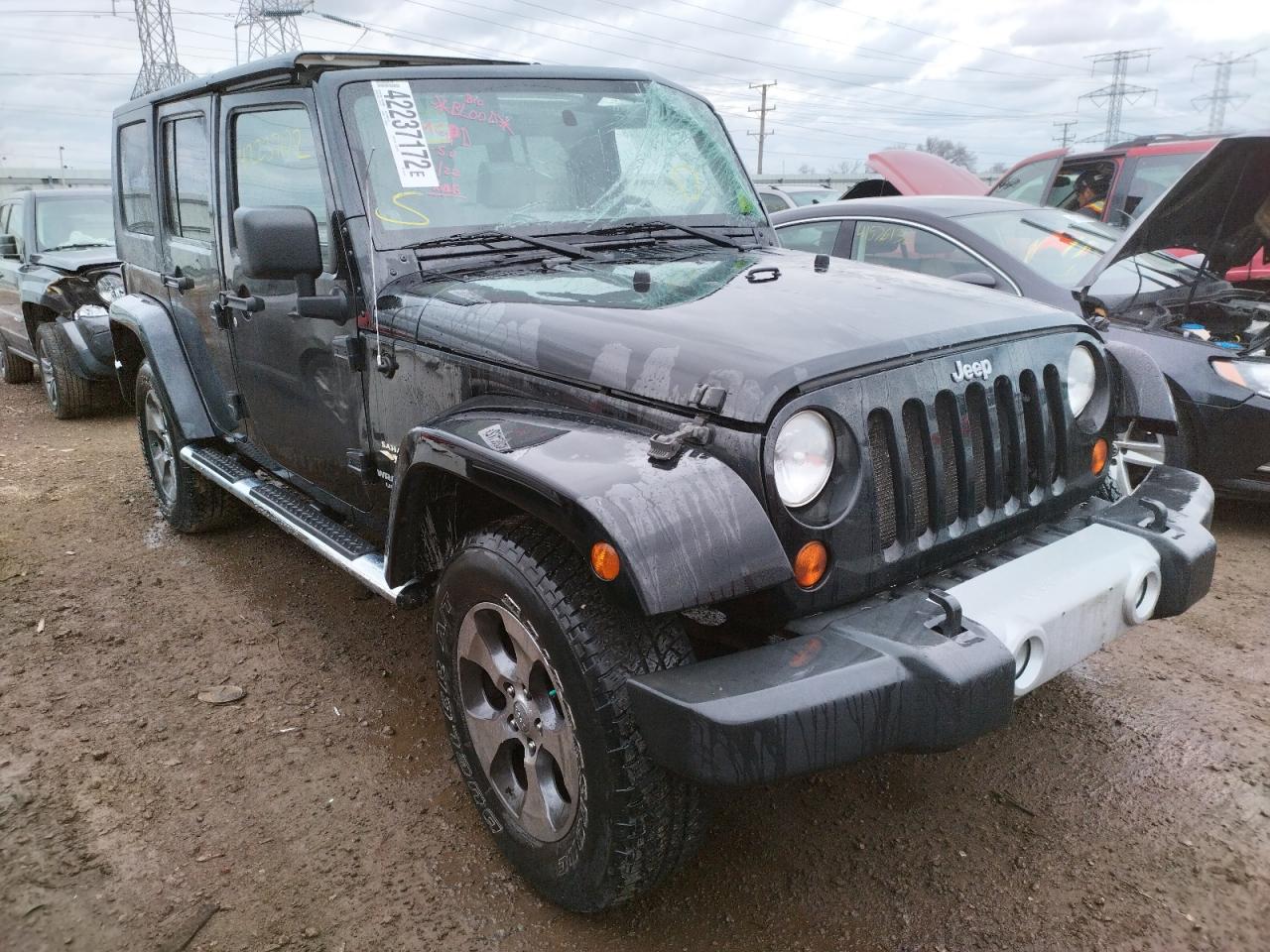 JEEP WRANGLER U 2008 with VIN 1J8GA59148L566105 - Photo from auction