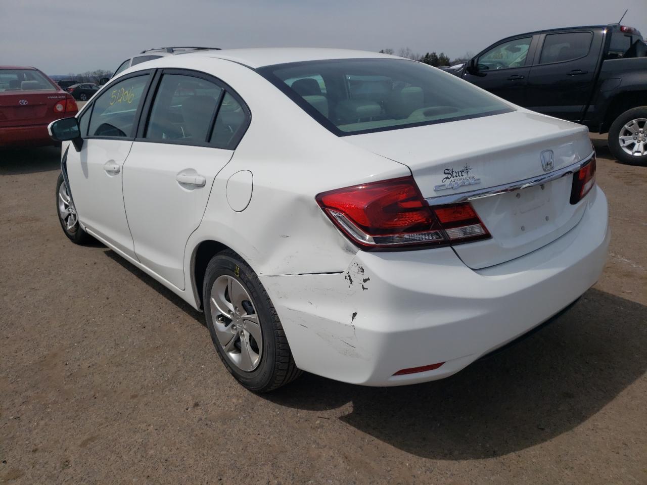 Photo 3 from auction – 2014 HONDA CIVIC LX with VIN 19XFB2F52EE263236