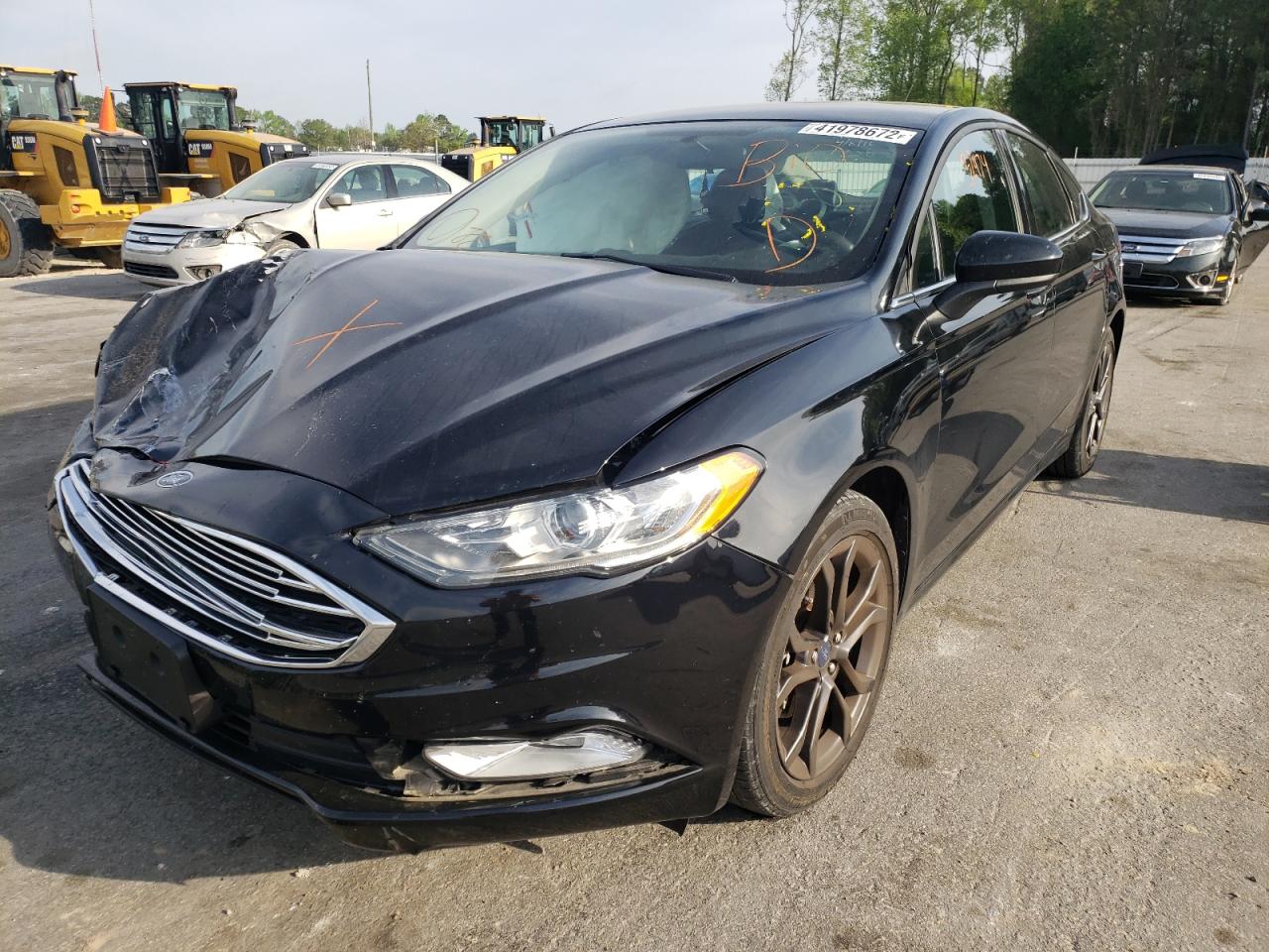 Photo 2 from auction – 2018 FORD FUSION SE with VIN 3FA6P0HD6JR251738