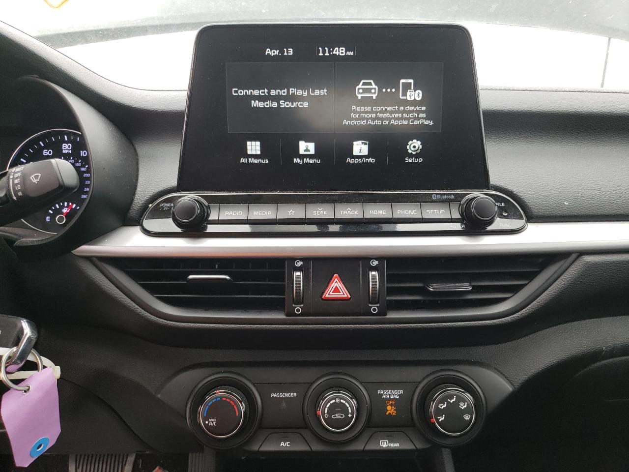 Photo 9 from auction – 2020 KIA FORTE FE with VIN 3KPF24AD1LE235659
