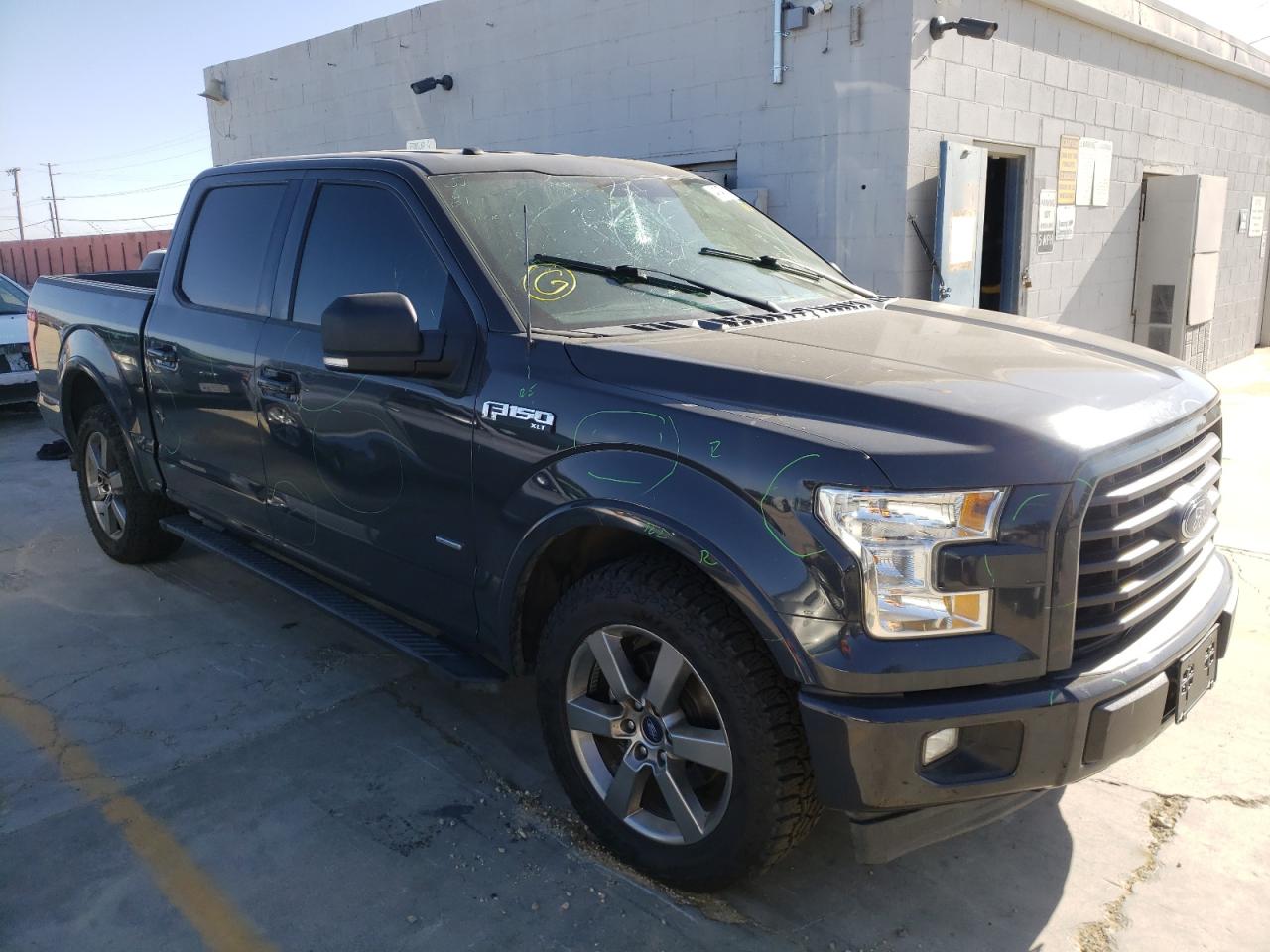 FORD F150 SUPER 2017 with VIN 1FTEW1CG9HKC55538 - Photo from auction