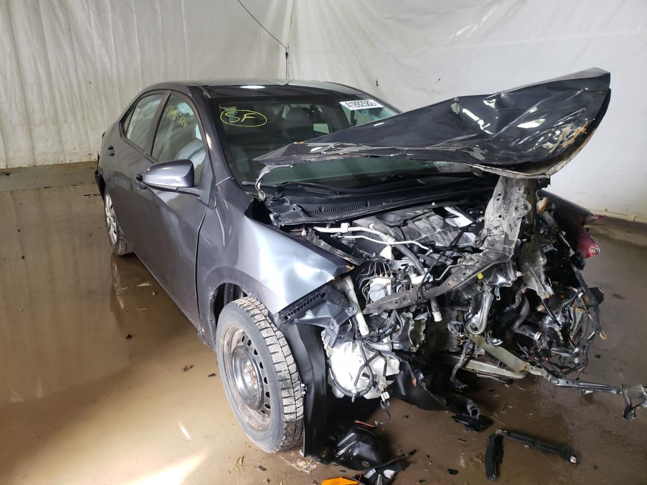 TOYOTA COROLLA L 2015 with VIN 2T1BURHE2FC386176 - Photo from auction