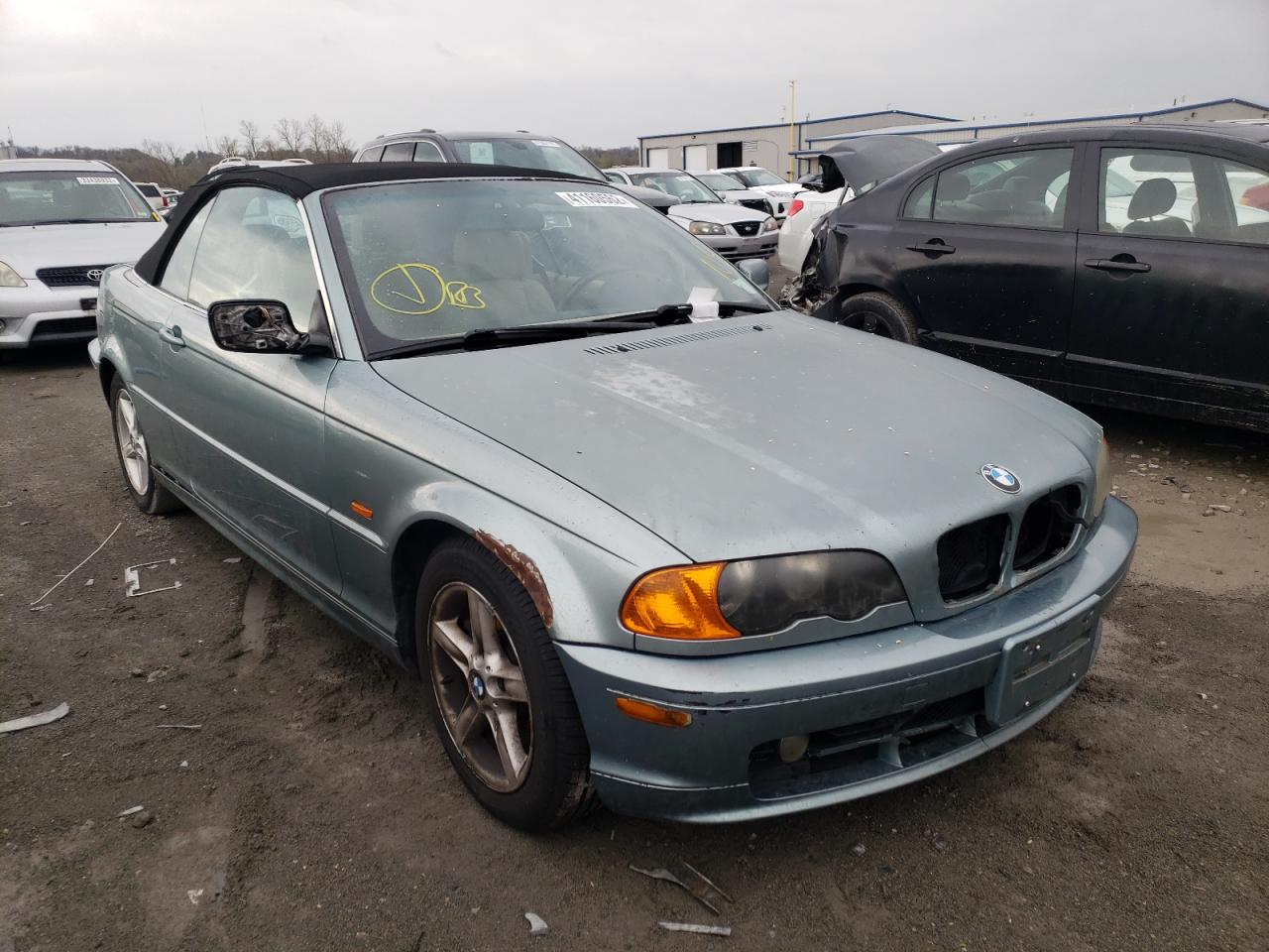 BMW 325 CI 2002 with VIN WBABS33412JY59708 - Photo from auction