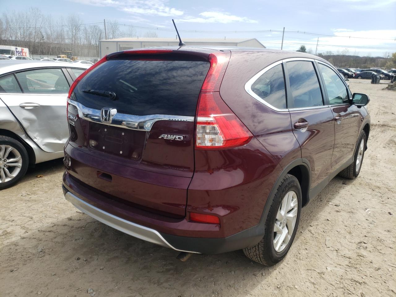 Photo 4 from auction – 2016 HONDA CR-V EX with VIN 5J6RM4H51GL022255