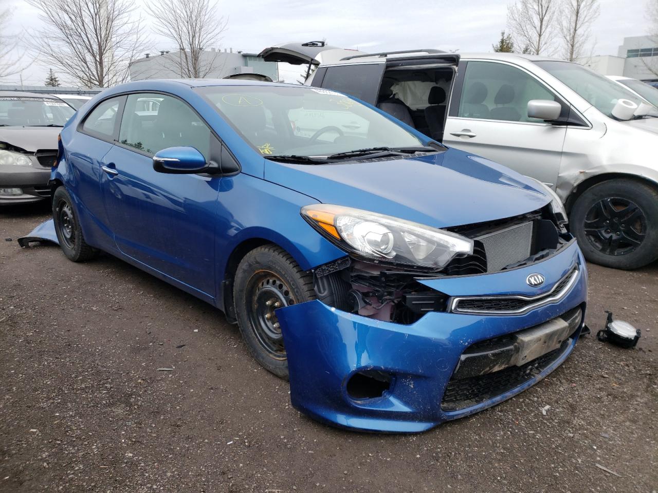 KIA FORTE EX 2015 with VIN KNAFX6A83F5277781 - Photo from auction