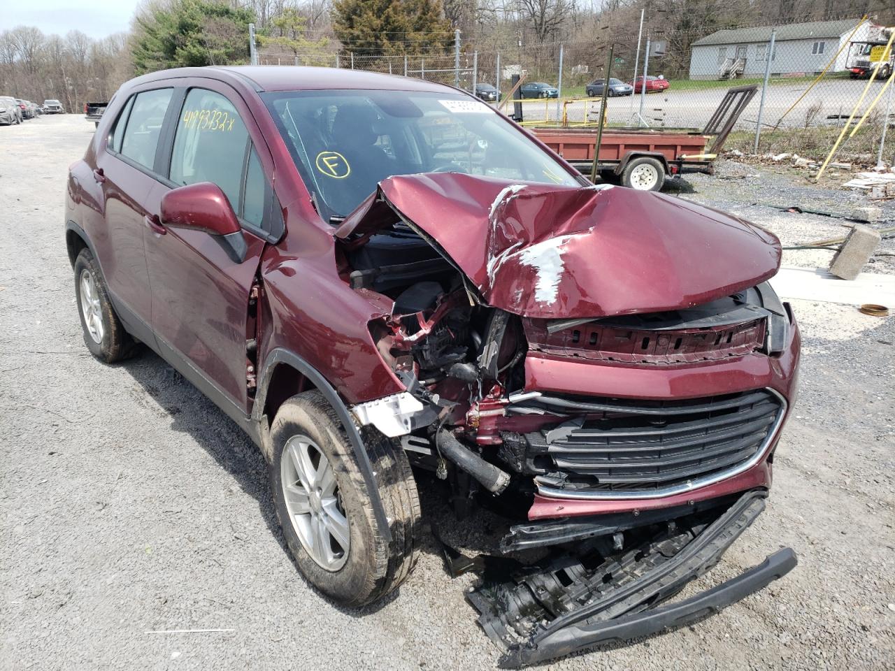 CHEVROLET TRAX LS 2017 z numerem VIN 3GNCJNSB2HL156942 - Zdjęcie z aukcji