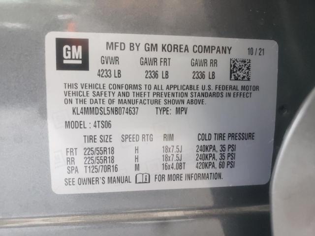 Photo 10 from auction – 2022 BUICK ENCORE GX with VIN KL4MMDSL5NB074637