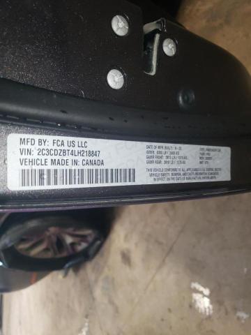 Photo 10 from auction – 2020 DODGE CHALLENGER with VIN 2C3CDZBT4LH218847
