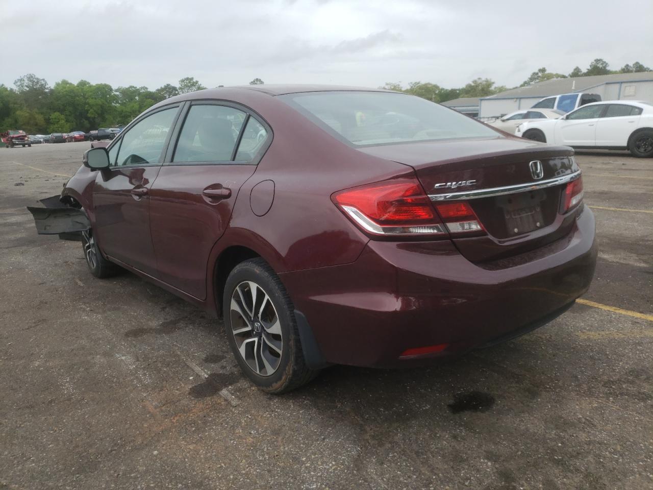 Photo 3 from auction – 2013 HONDA CIVIC EXL with VIN 2HGFB2F93DH507600