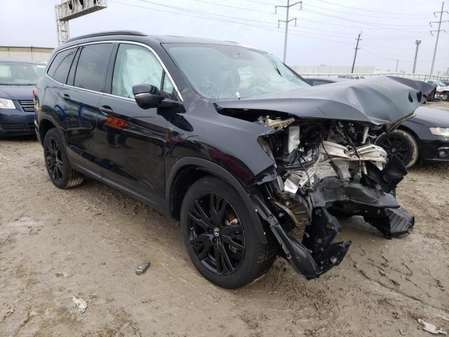 HONDA PILOT SE 2021 with VIN 5FNYF6H22MB032143 - Photo from auction