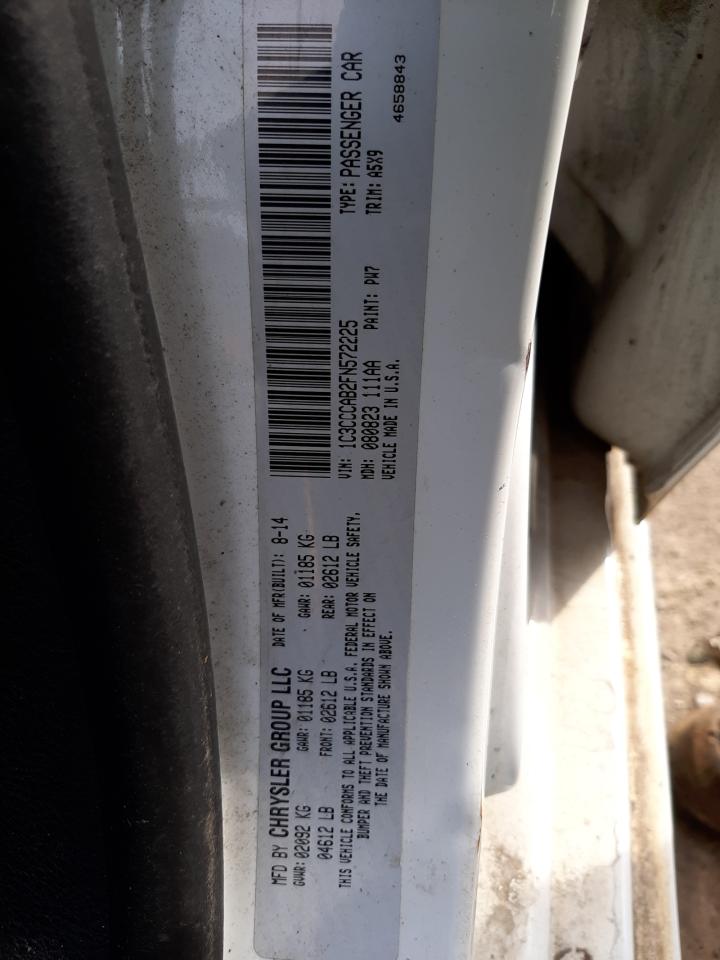 Photo 10 from auction – 2015 CHRYSLER 200 LIMITE with VIN 1C3CCCAB2FN572225