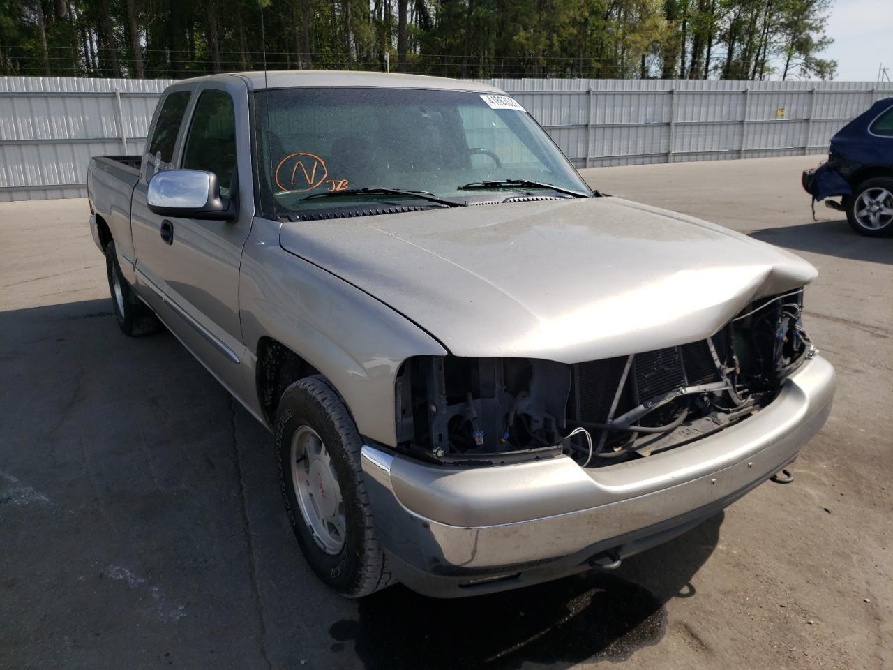 GMC NEW SIERRA 2002 with VIN 2GTEC19T321354716 - Photo from auction