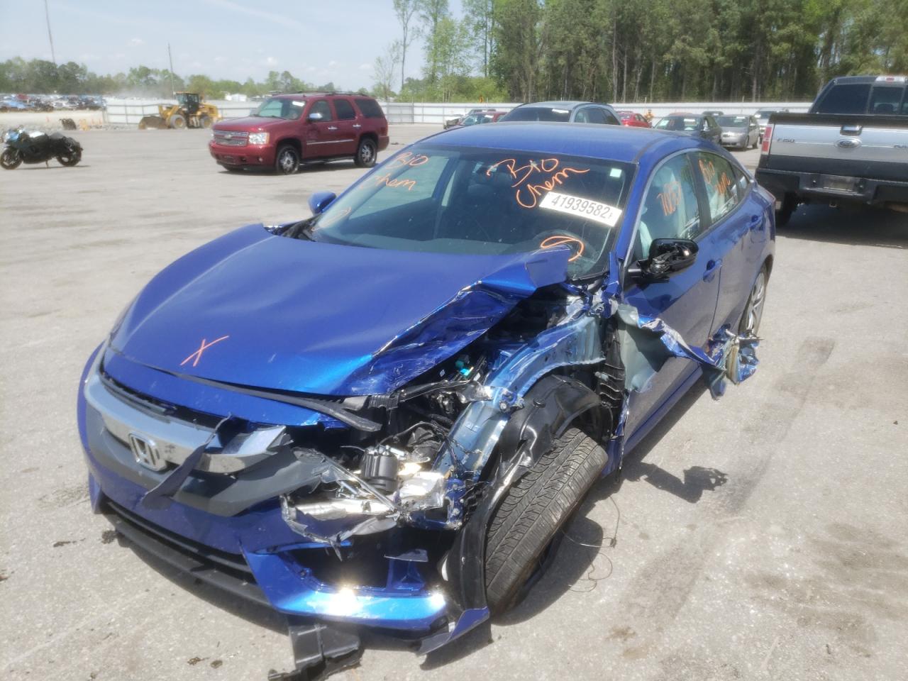 Photo 2 from auction – 2016 HONDA CIVIC LX with VIN 19XFC2F57GE053490