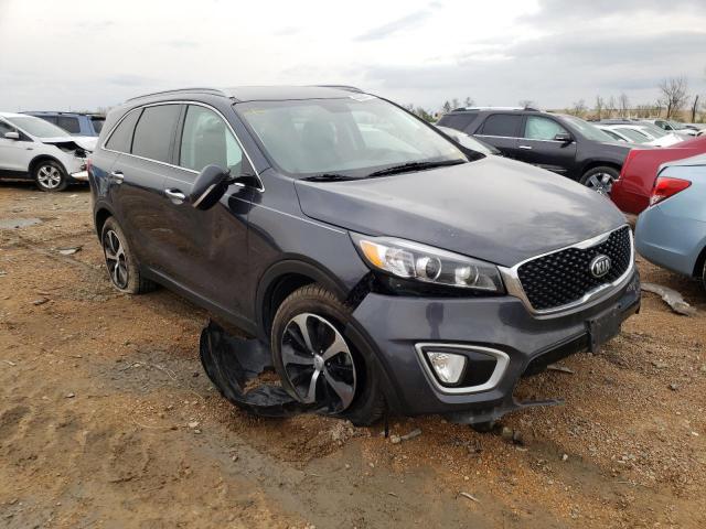 KIA SORENTO EX 2017 with VIN 5XYPH4A14HG256766 - Photo from auction