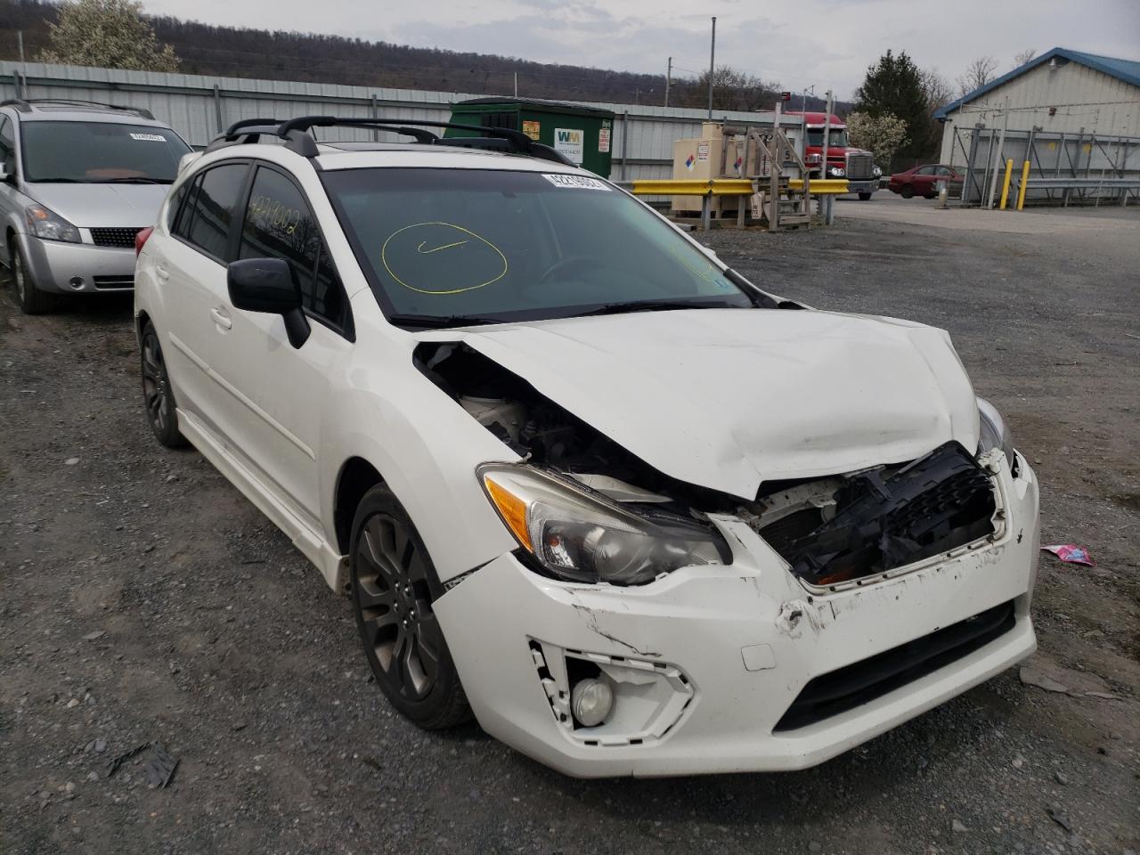 SUBARU IMPREZA SP 2013 with VIN JF1GPAU68D2862526 - Photo from auction