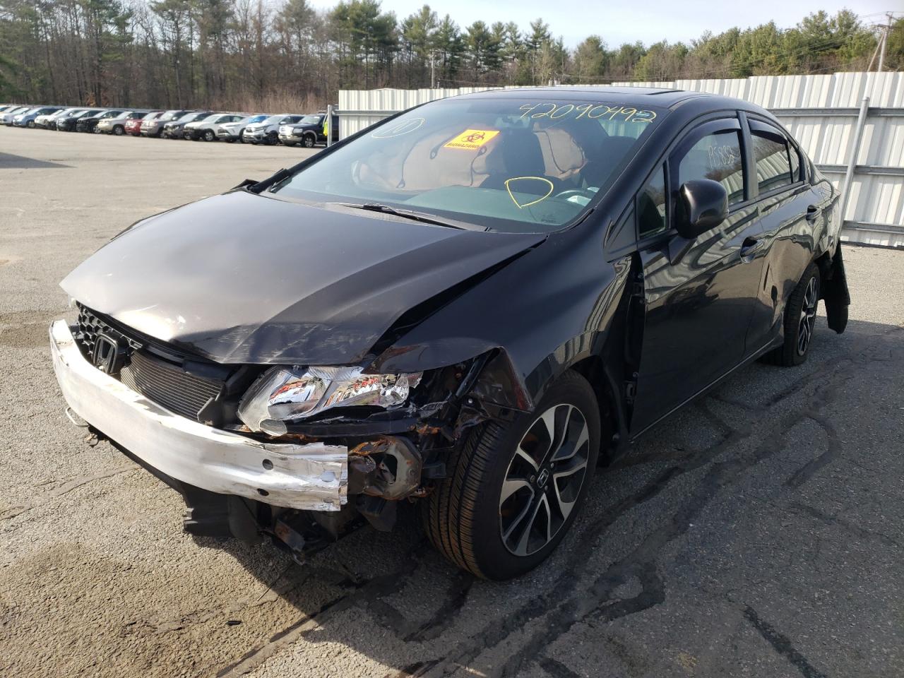 Photo 2 from auction – 2013 HONDA CIVIC EXL with VIN 19XFB2F97DE218469