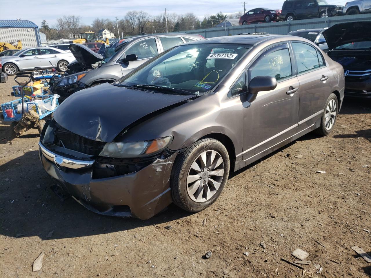 Photo 2 from auction – 2011 HONDA CIVIC EX with VIN 2HGFA1F80BH544749