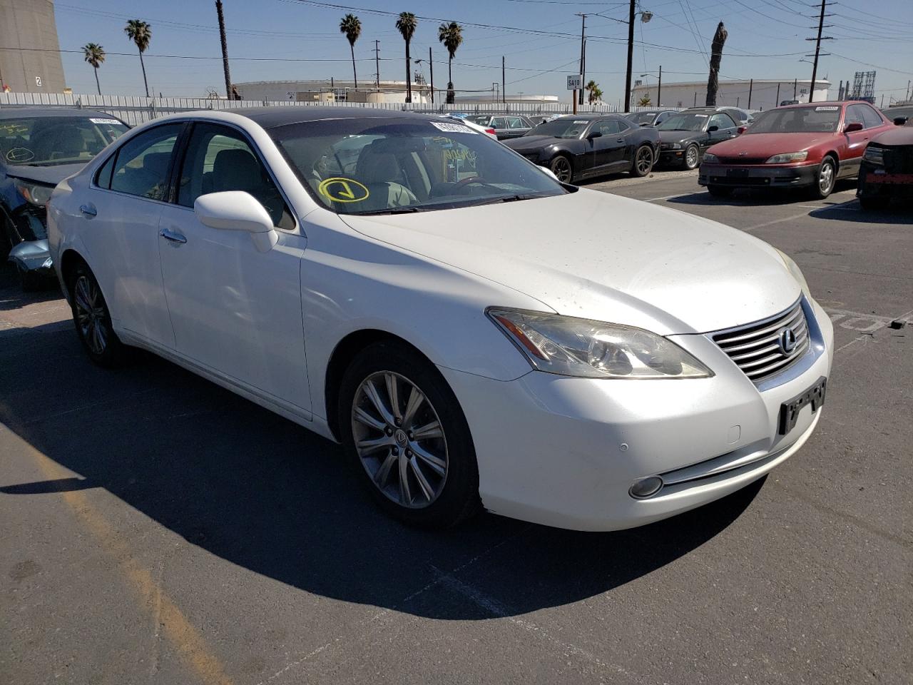 LEXUS ES 350 2008 with VIN JTHBJ46G782171697 - Photo from auction