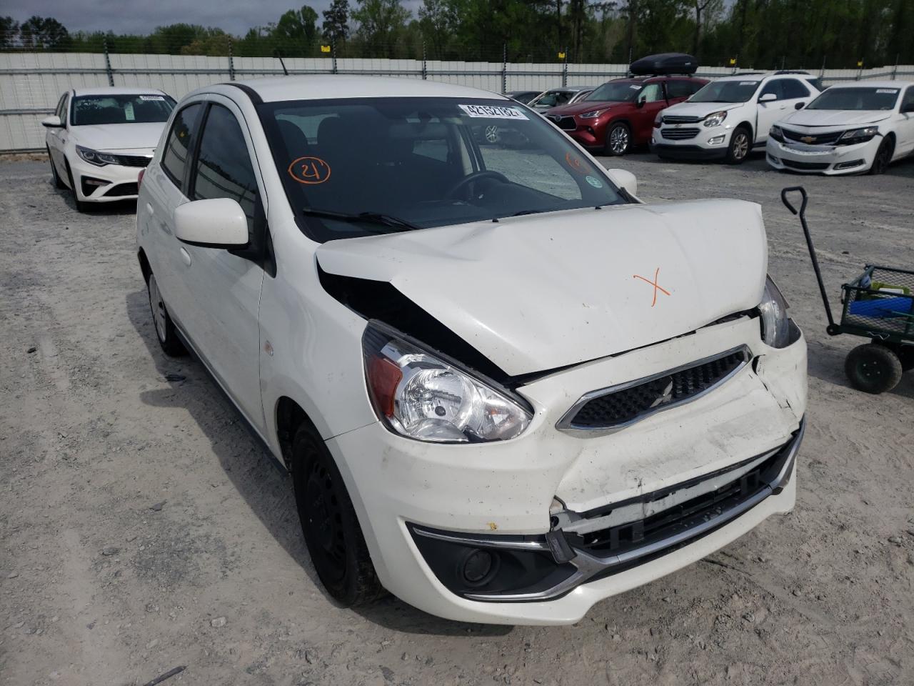 MITSUBISHI MIRAGE ES 2018 with VIN ML32A3HJ2JH014573 - Photo from auction