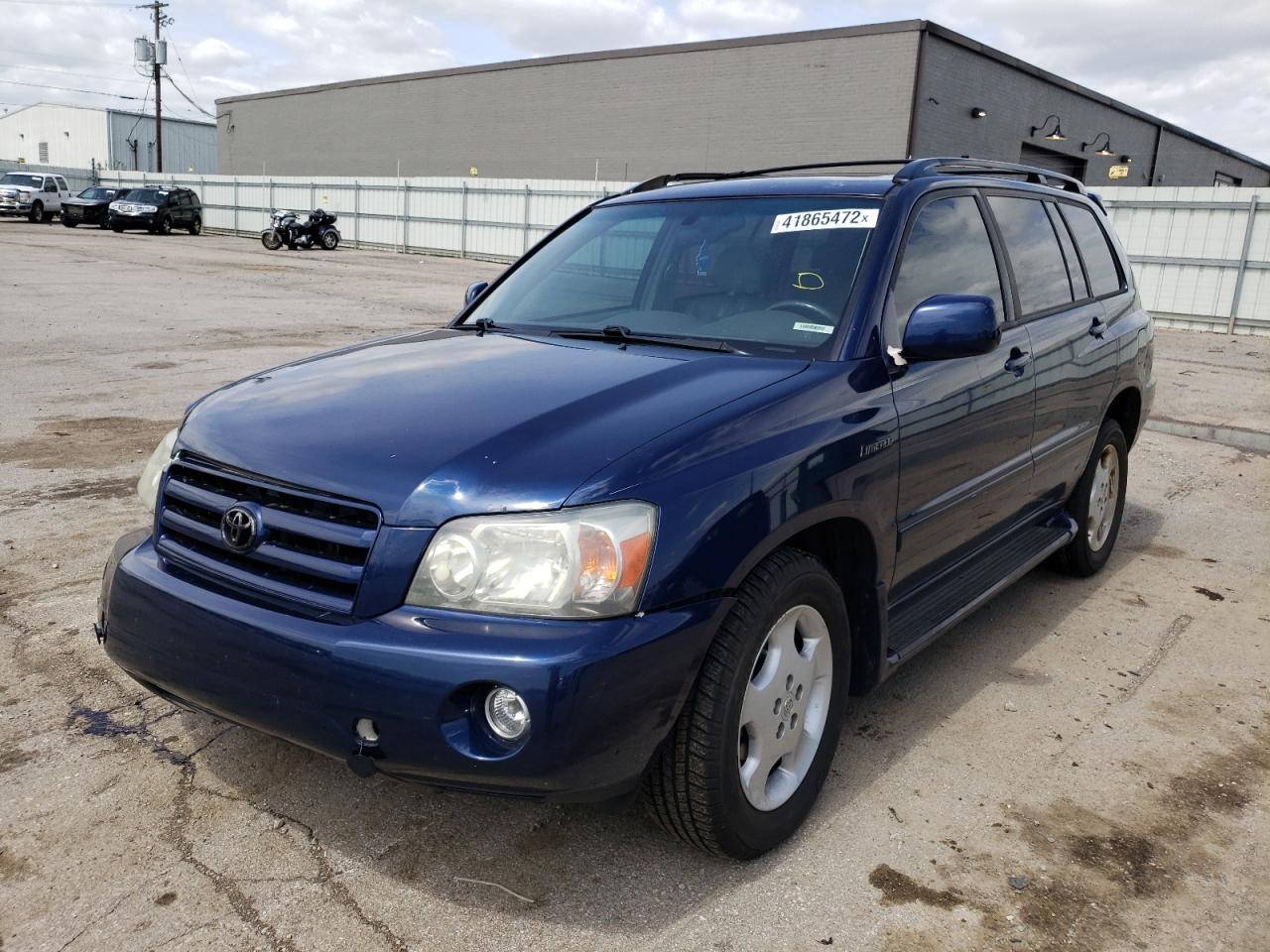 Photo 2 from auction – 2004 TOYOTA HIGHLANDER with VIN JTEEP21A240004251