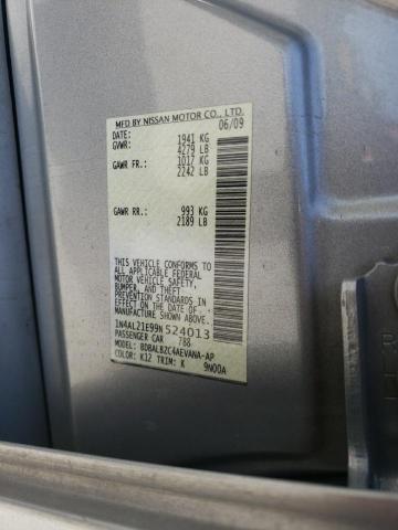 Photo 10 from auction – 2009 NISSAN ALTIMA with VIN 1N4AL21E99N524013