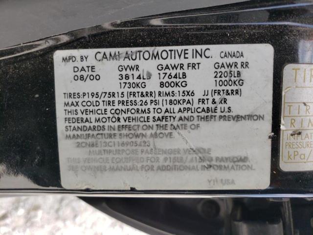 Photo 10 from auction – 2001 CHEVROLET TRACKER with VIN 2CNBE13C116905423