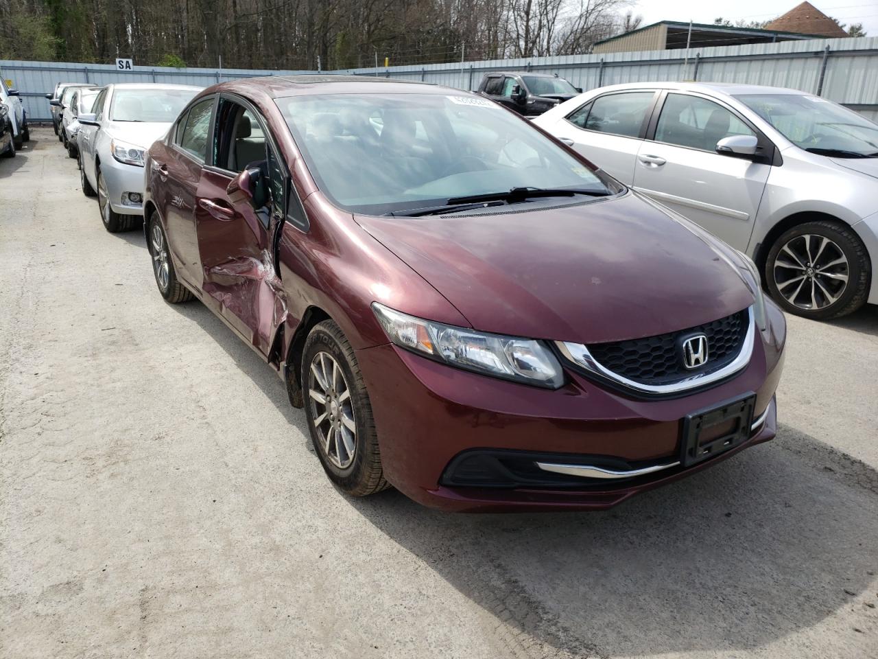 Photo 1 from auction – 2014 HONDA CIVIC LX with VIN 19XFB2F58EE232427