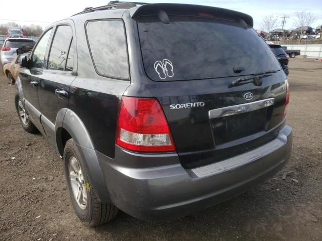 Photo 3 from auction – 2003 KIA SORENTO EX with VIN KNDJC733535167911