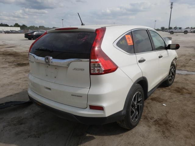 Photo 4 from auction – 2016 HONDA CR-V SE with VIN 5J6RM4H41GL026748