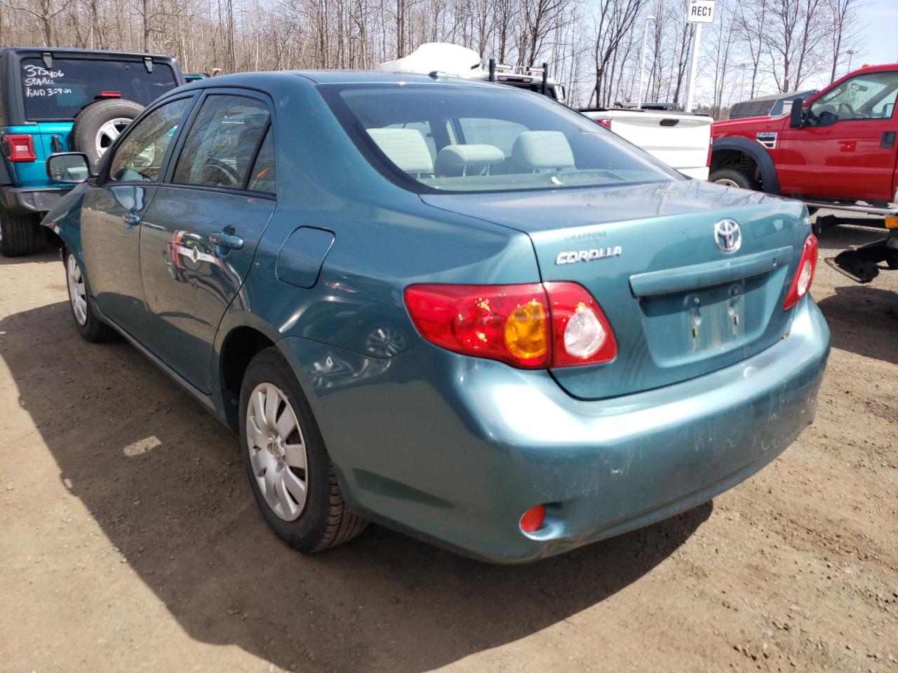 Photo 3 from auction – 2009 TOYOTA COROLLA BA with VIN JTDBL40E39J012511