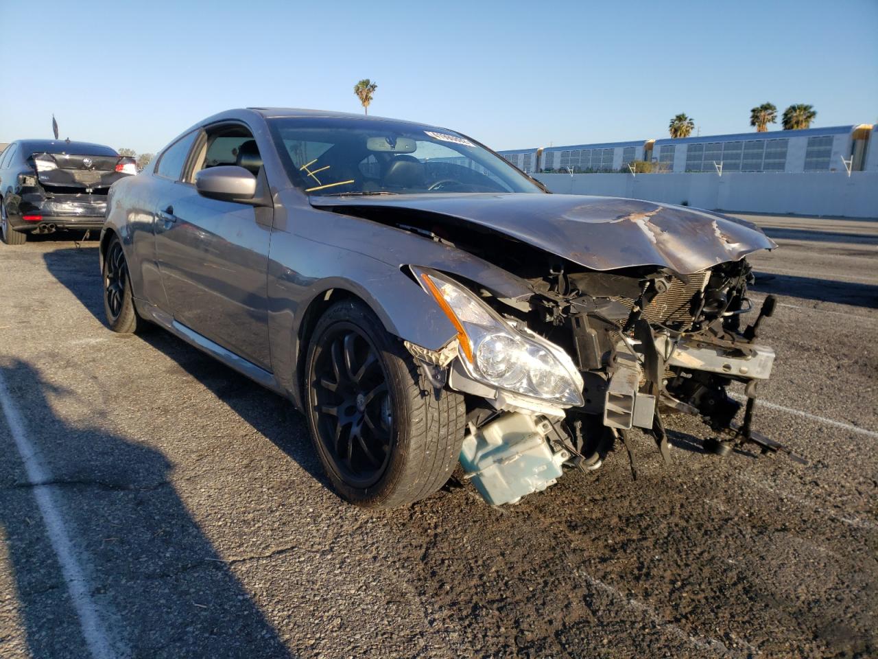 INFINITI G37 BASE 2008 with VIN JNKCV64E18M121291 - Photo from auction